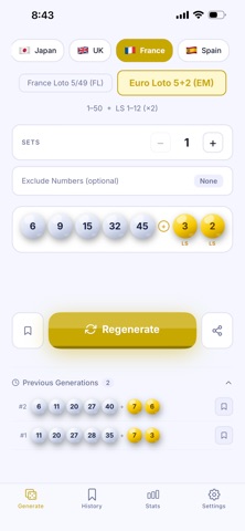 Magic Lotto Number Generator screenshot
