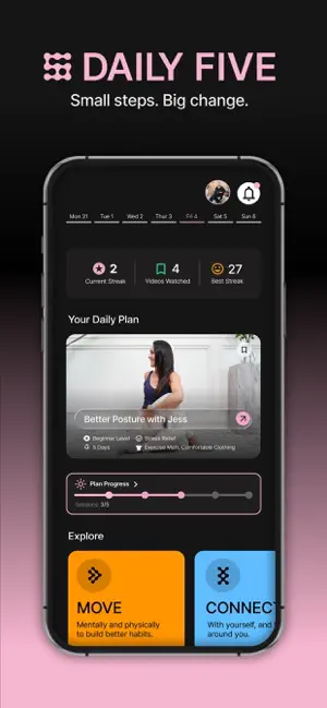 DAILY FIVE Wellbeing screenshot 1