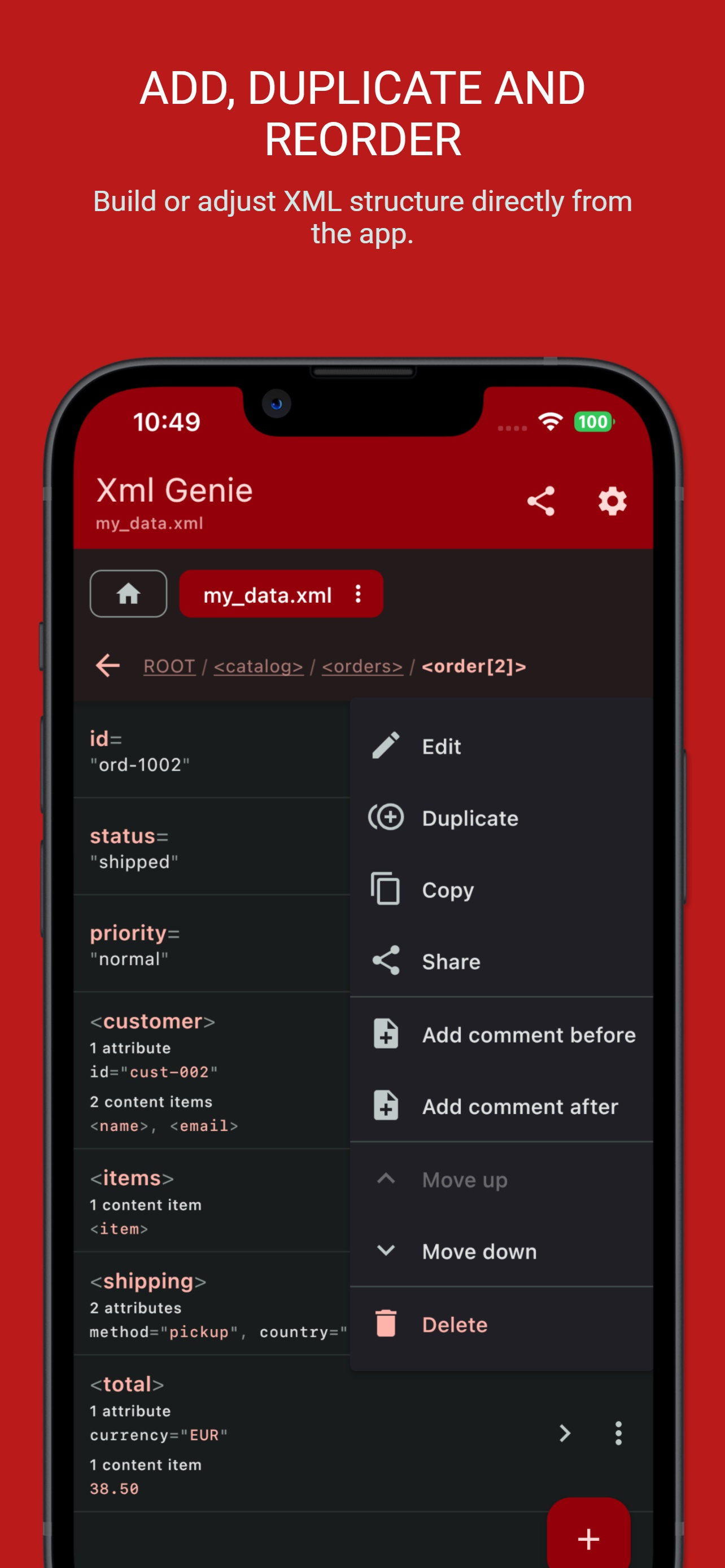 Xml Genie: XML Viewer & Editor screenshot 6