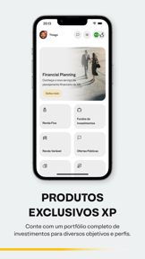 XP Investimentos screenshot