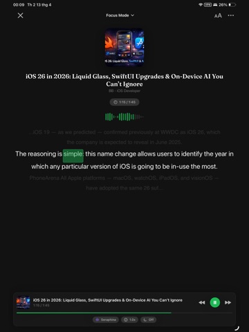 Text To Speech - TapListen iPad screenshot 5