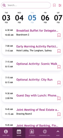 Interlaw Events App Screenshot 1 of 4