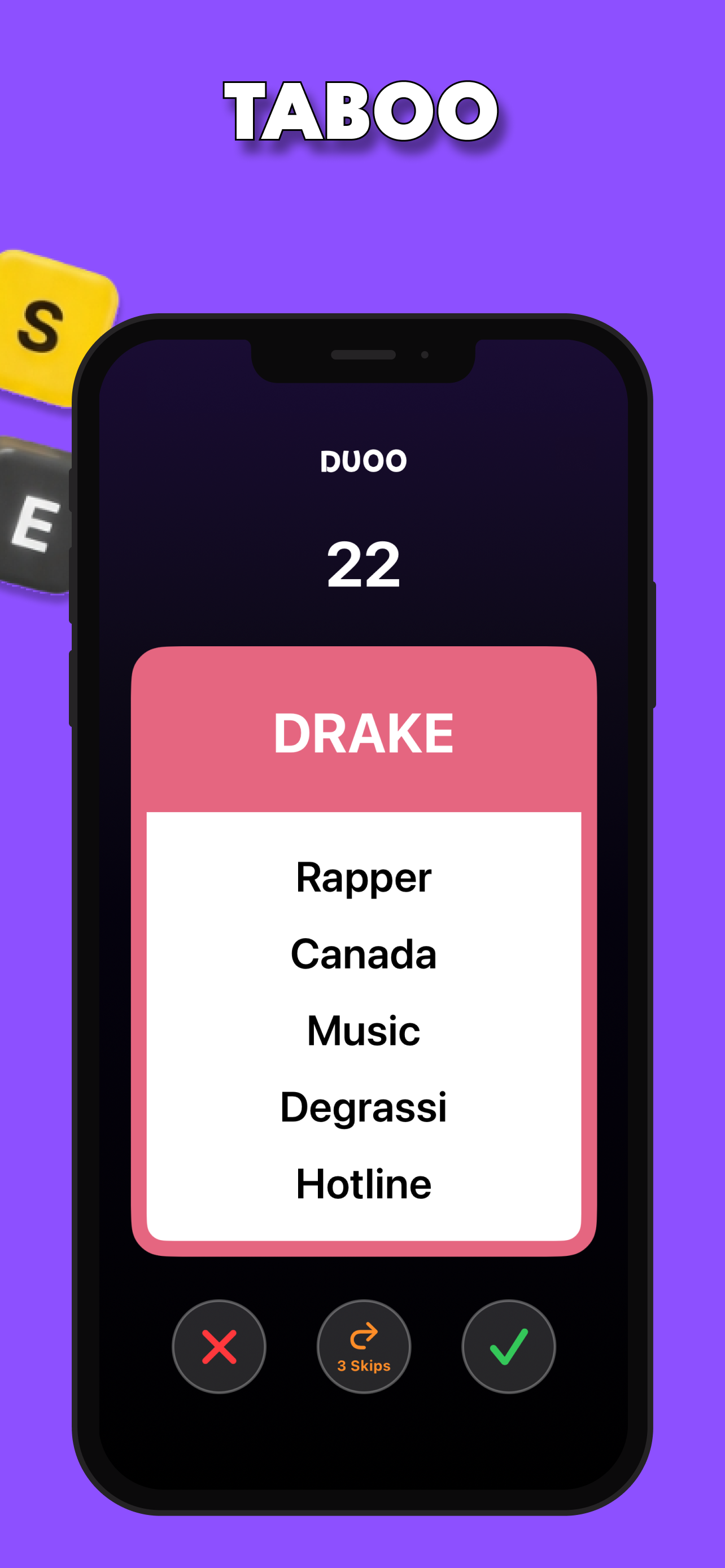 Party & Two-Player Games: Duoo