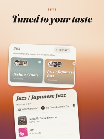 Setto FM: Curated Radio iPad screenshot