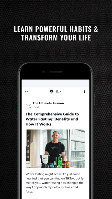 The Ultimate Human iPhone screenshot 4 - Health & Fitness app