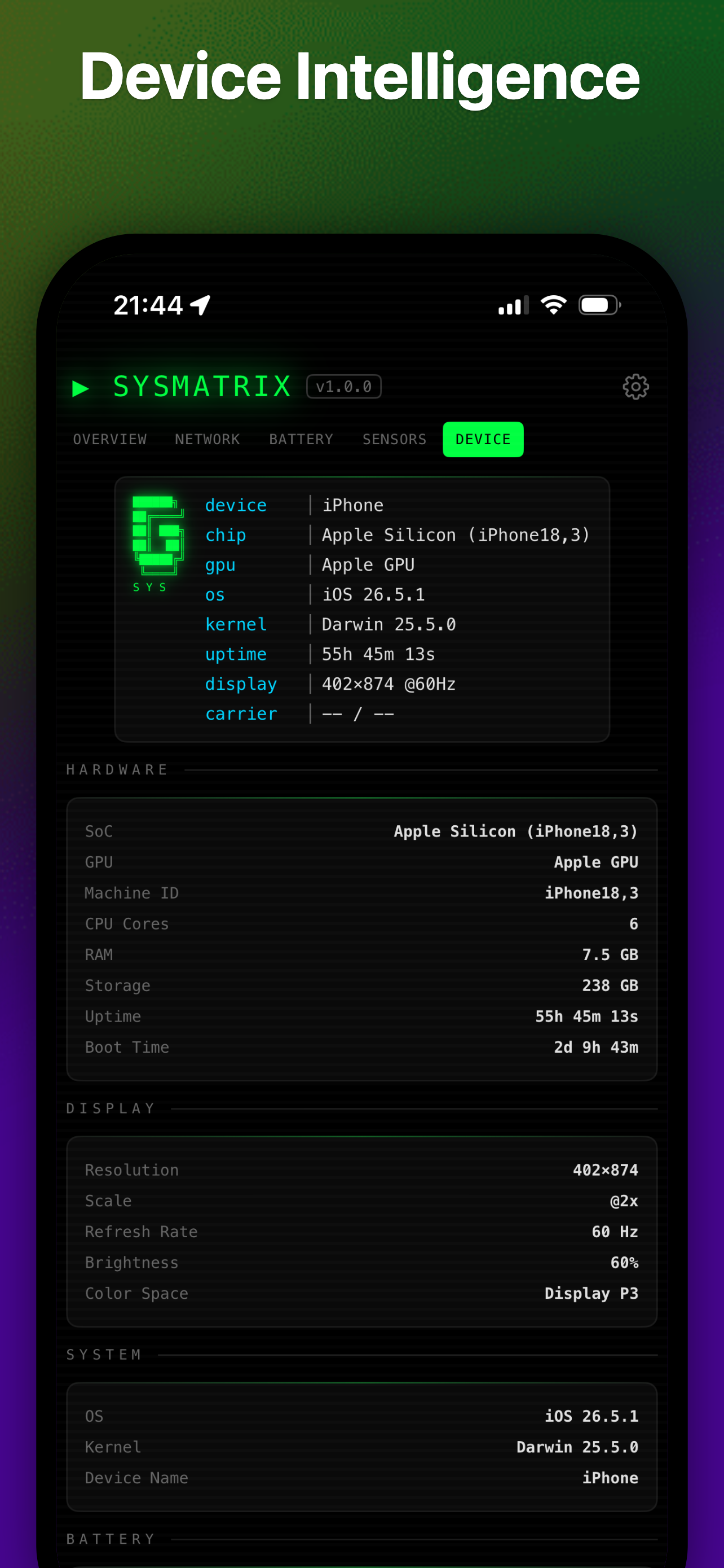 SysMatrix - System Monitor screenshot 5