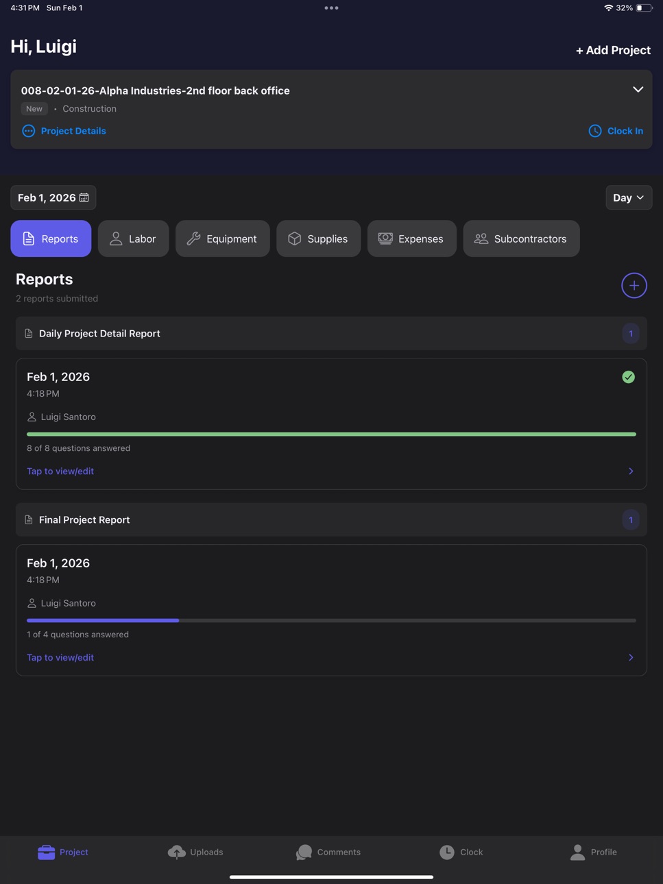 iPad screenshot