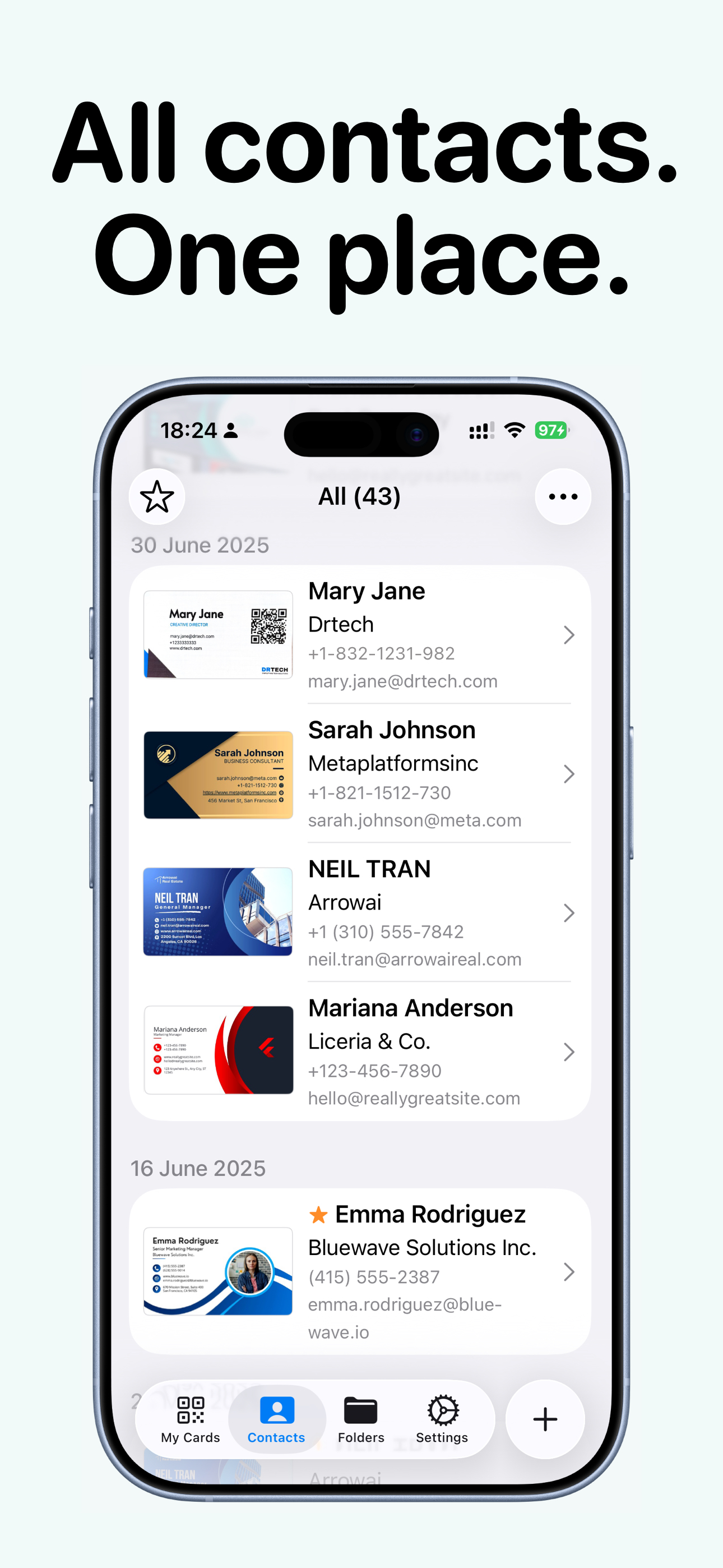 Visty: Business Card Scanner