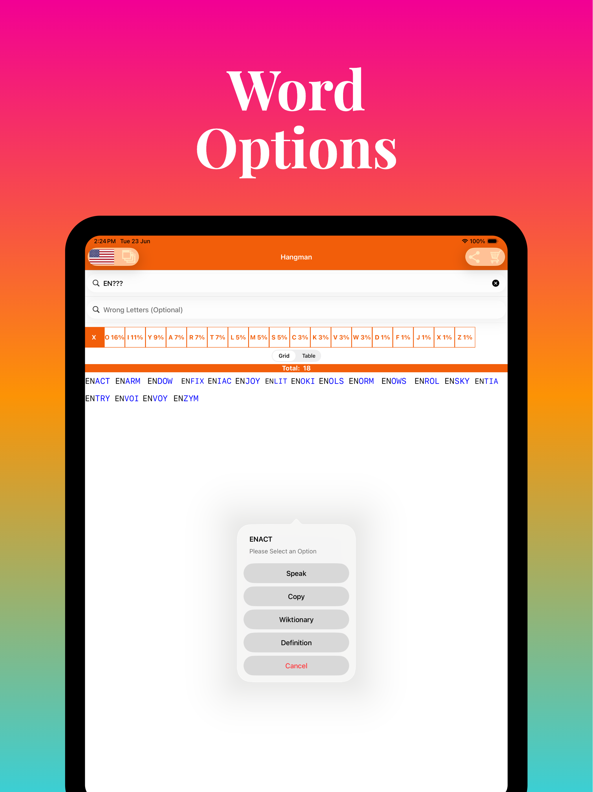 Hangman Solver: Hint, Cheat screenshot 6