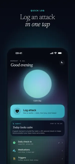 Aurora — Migraine Diary screenshot 2