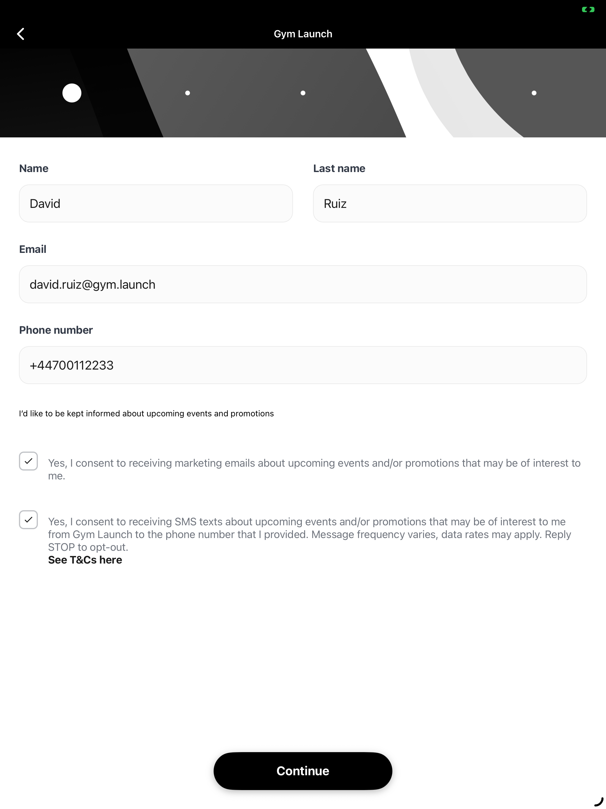 GymLaunch - Staff App