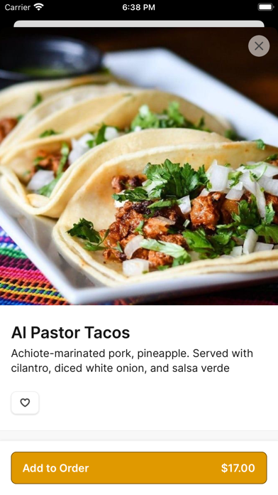 Tacos El Tio iPhone screenshot 3 - Food & Drink app