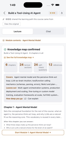 Packlore: AI Tutor & Courses Screenshot 5 of 6