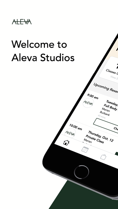 Aleva iPhone screenshot 1 - Health & Fitness app