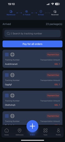 SpaceCargo App screenshot