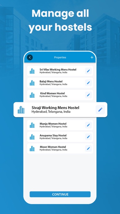 nivaasi - PG, Hostel Manager Screenshot