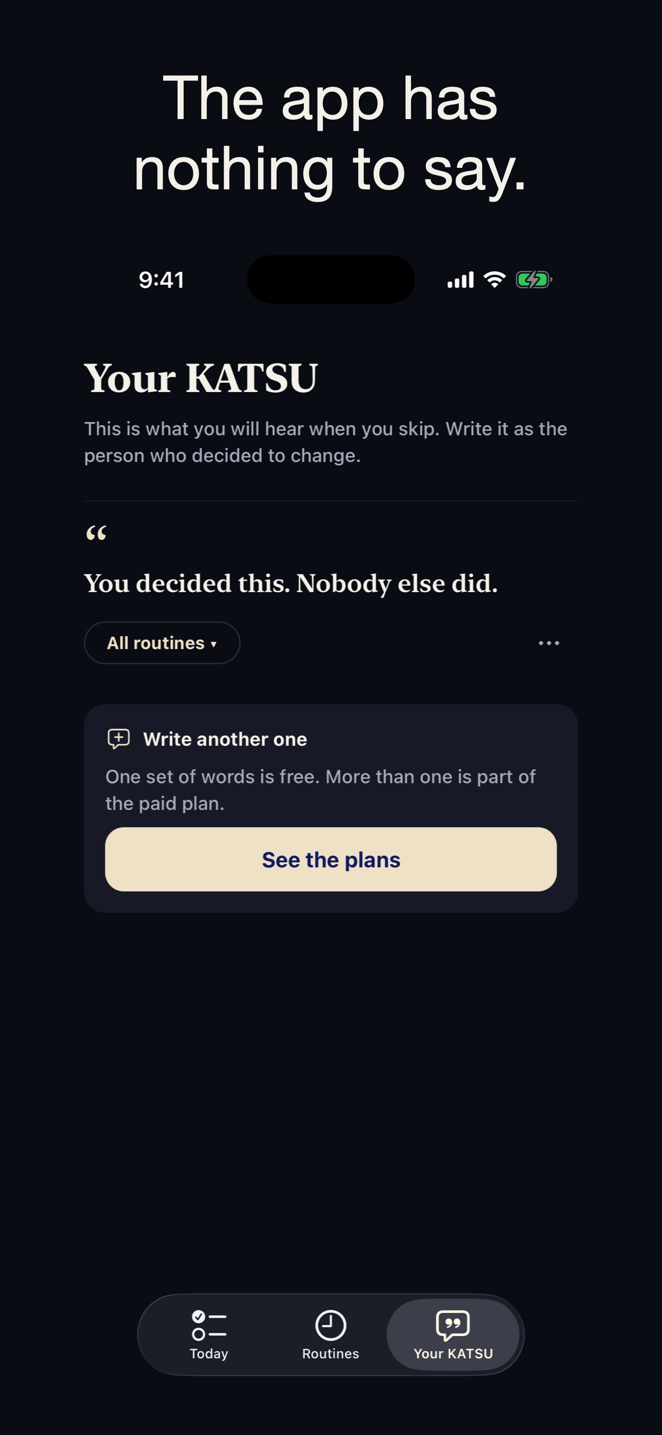 Screenshot 3 of KATSU — Habits that end