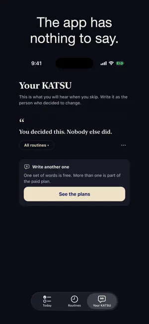 KATSU — Habits that end screenshot 3