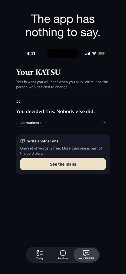 KATSU — Habits that end screenshot 3