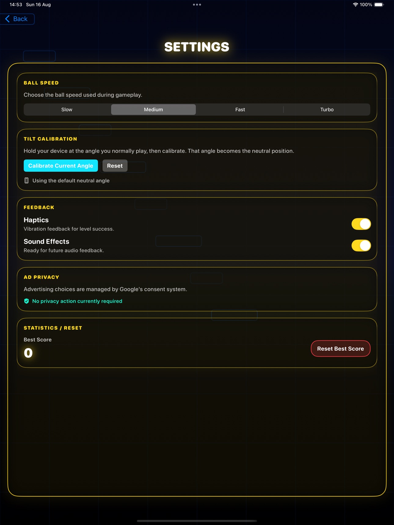 Screenshot 7 of Tilt Maze Challenge
