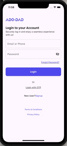 Adodad iPhone screenshot