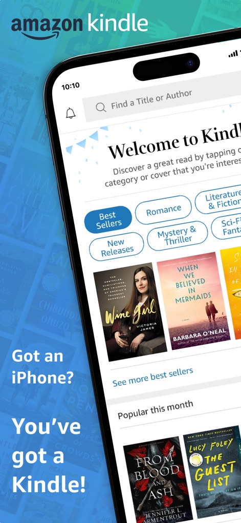 Amazon Kindle: Reading App - Discover Your Next