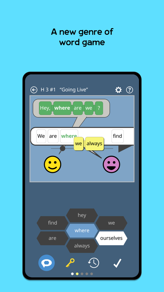 #1. Hexalog: Discover dialog! (iOS) By: Rezzles