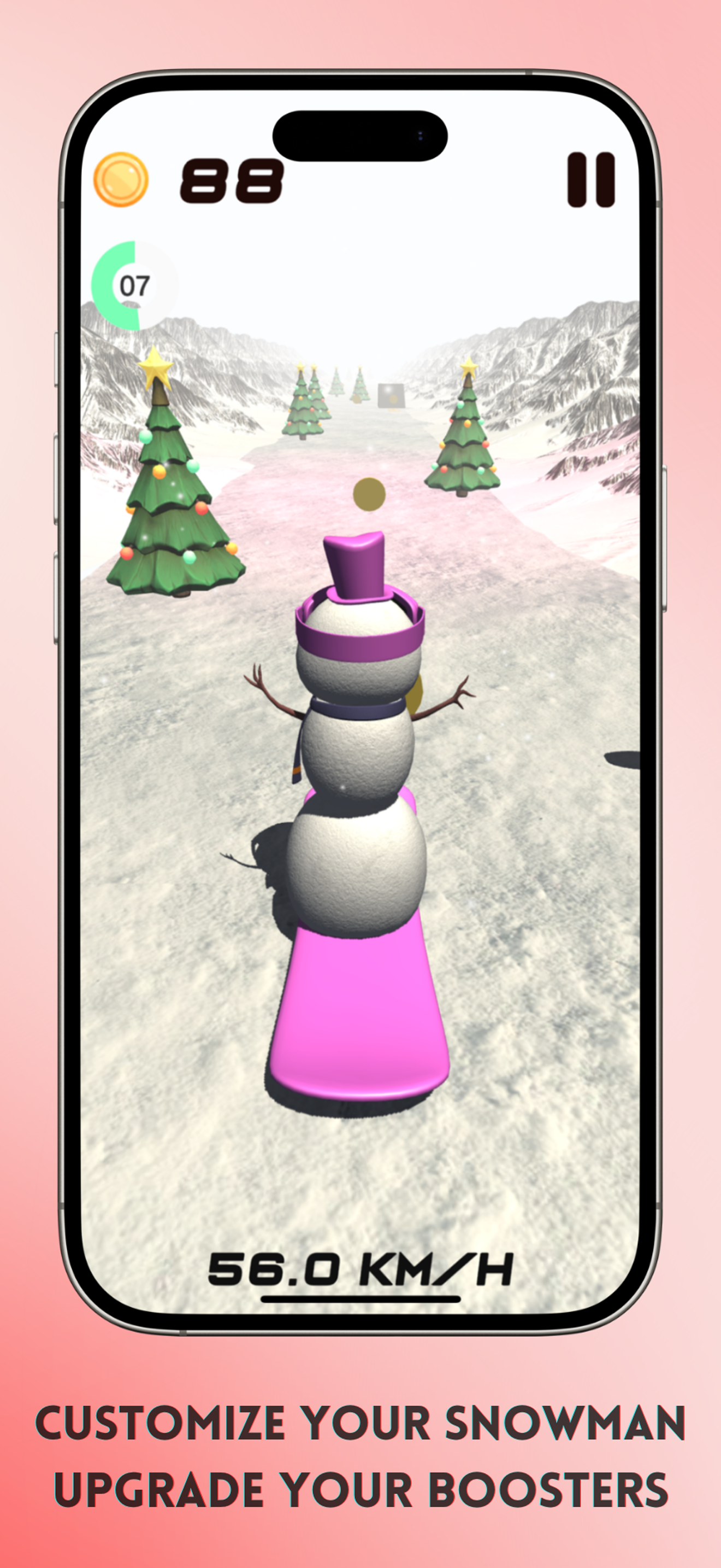 Snowman Run: Winter Escape screenshot 4