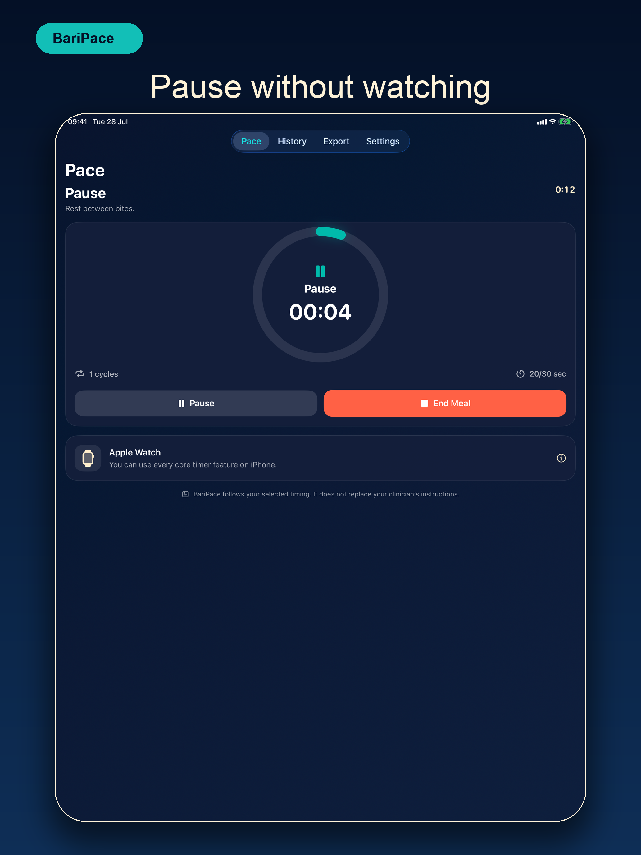 Bariatric Timer: BariPace screenshot 11