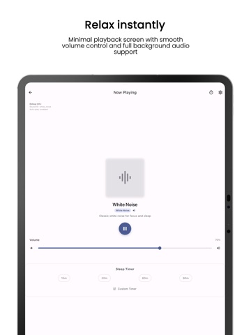 Echo Sleep: AI Sleep Sounds iPad screenshot