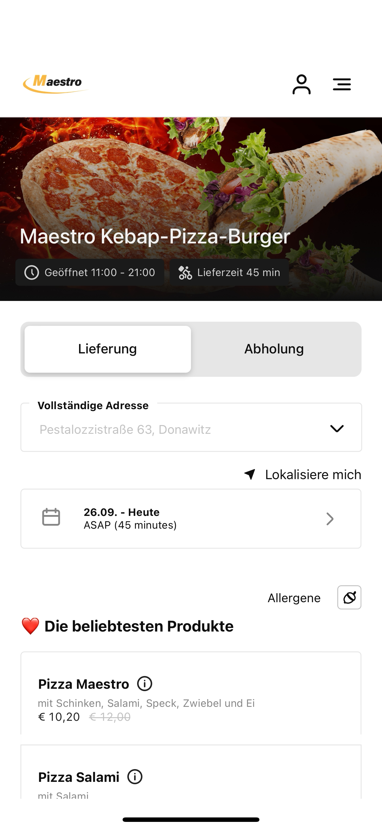 Maestro Kebap-Pizza-Burger screenshot 3