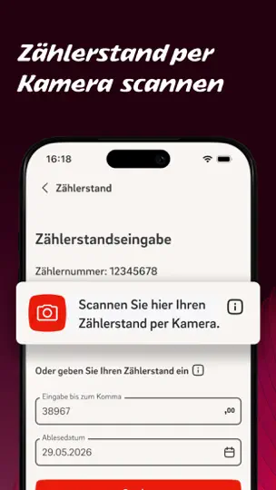 Screenshot von Mein E.ON auf dem iPhone 3