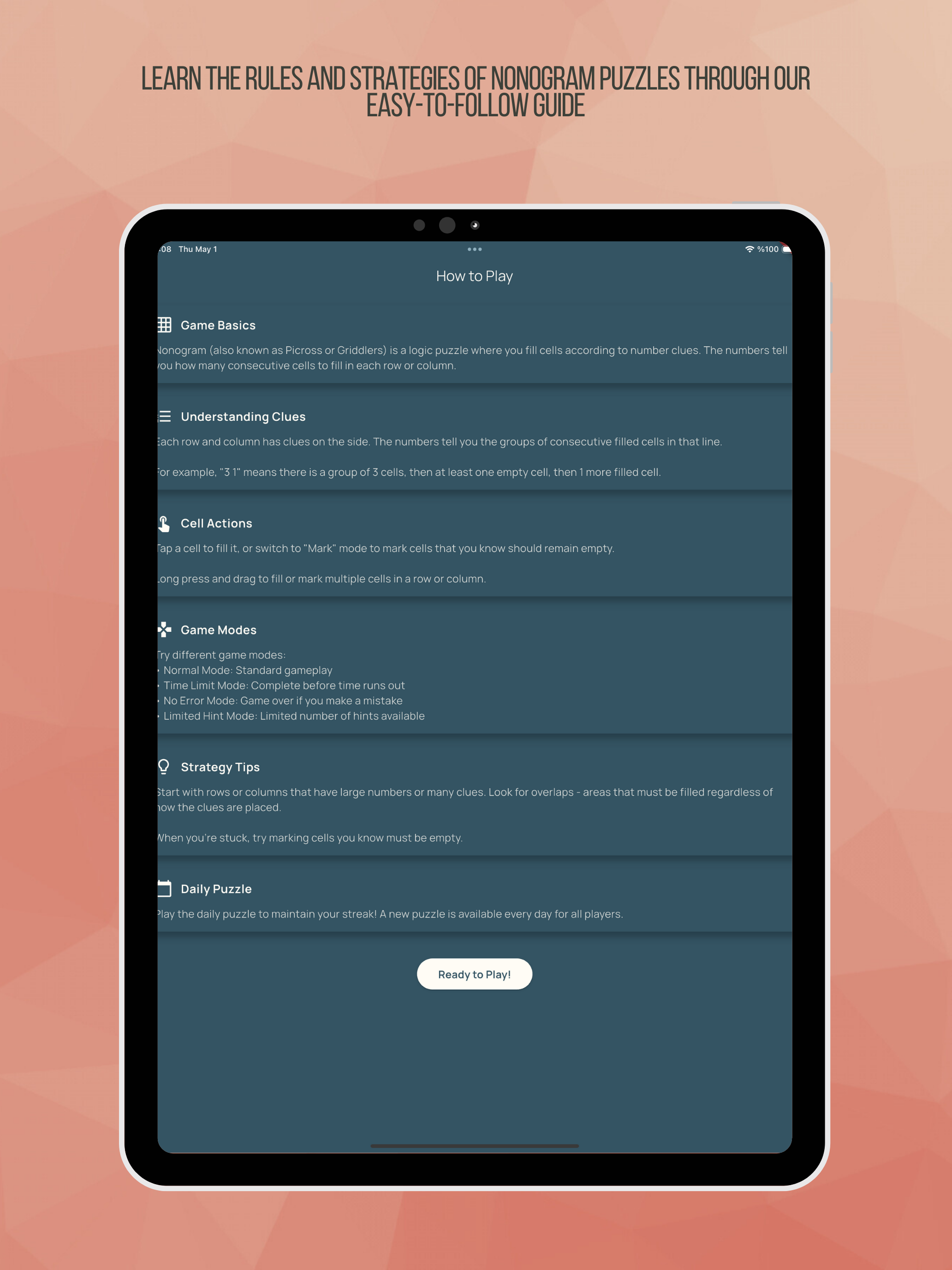 NonoTile: Logic Puzzles screenshot 14