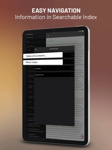 Pharmacy Practice and the Law iPad screenshot