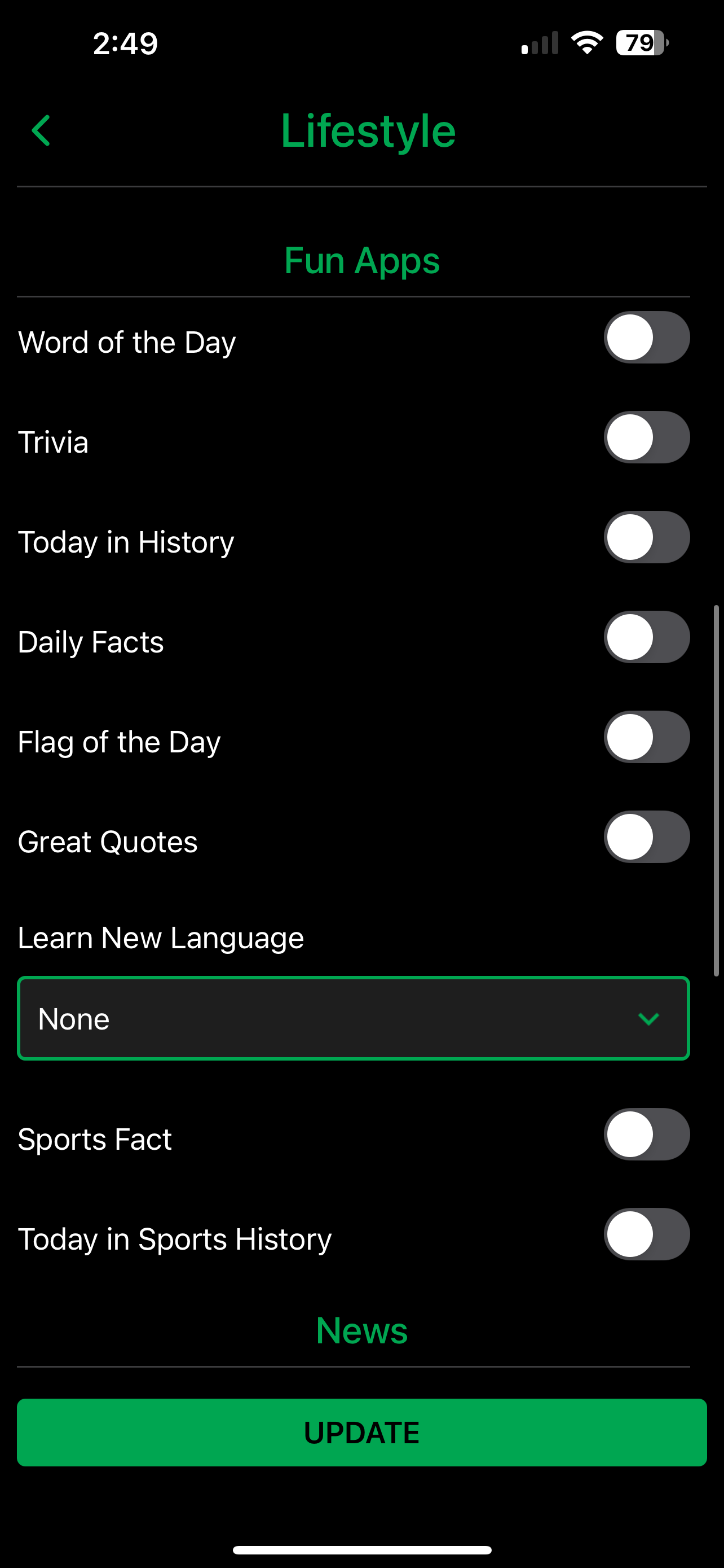 Glance Setup