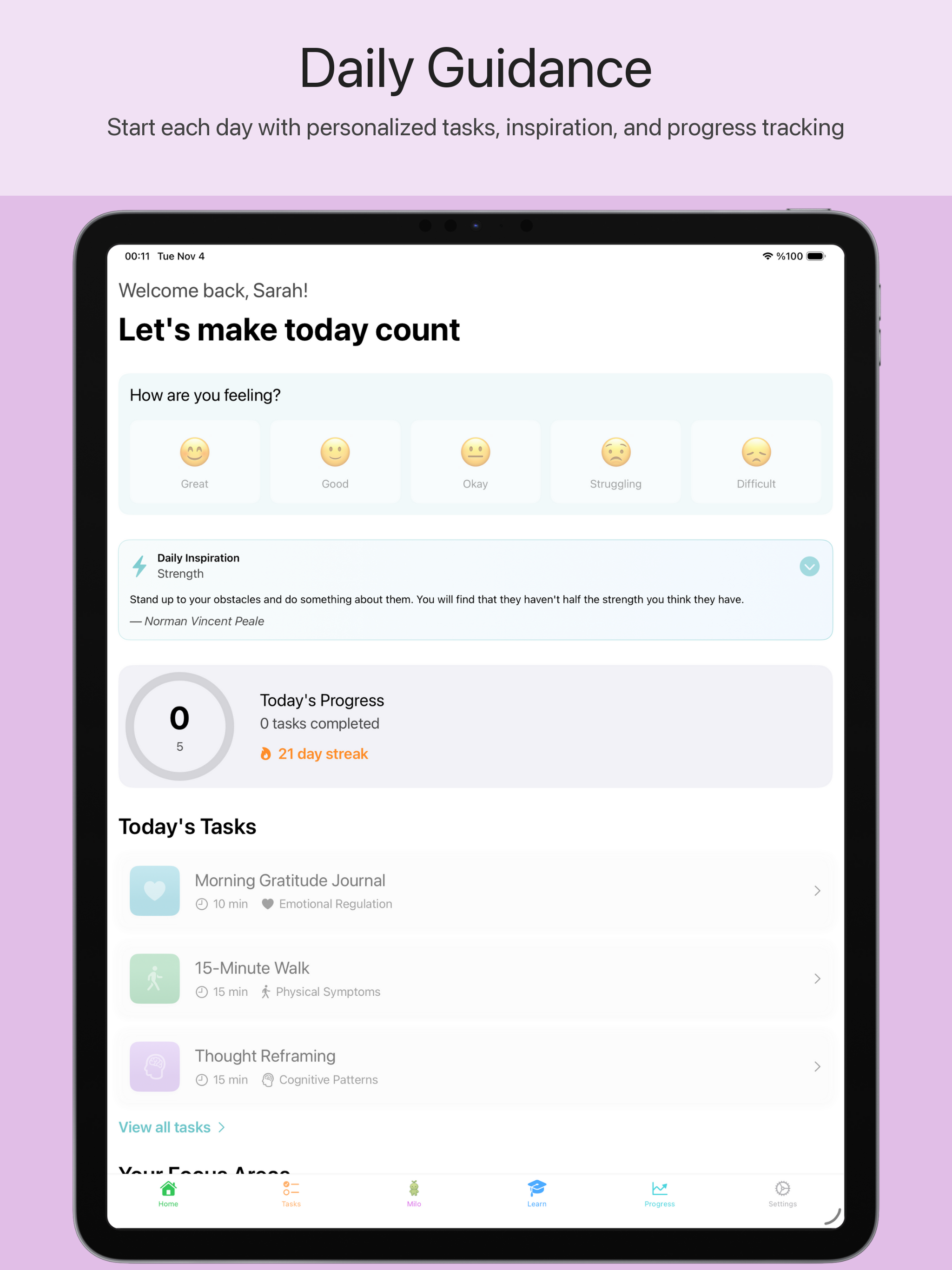 MindGlow: Mood & Therapy screenshot 10