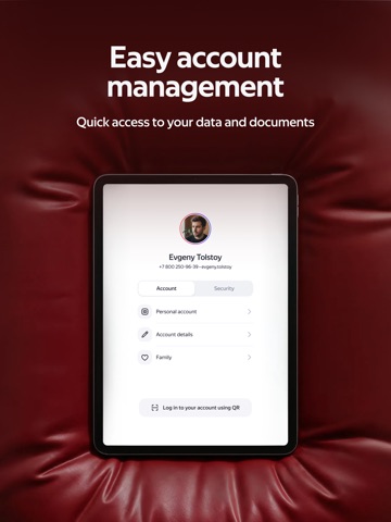 Yandex ID – 2FA Authenticator iPad screenshot