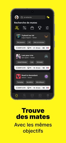 Mately – Joueurs & Team Esport iPhone screenshot 1