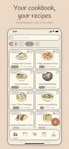 Nombook: Recipe Keeper & Diary Screenshot 1 of 10