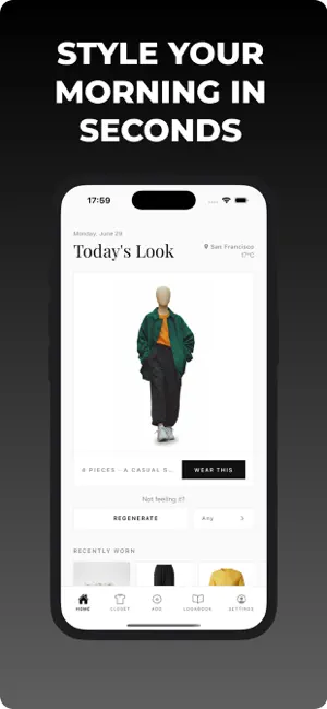Vestis: AI Wardrobe Stylist screenshot 1
