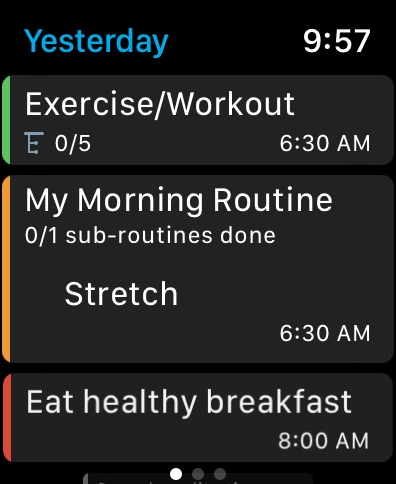 Apple Watch screenshot
