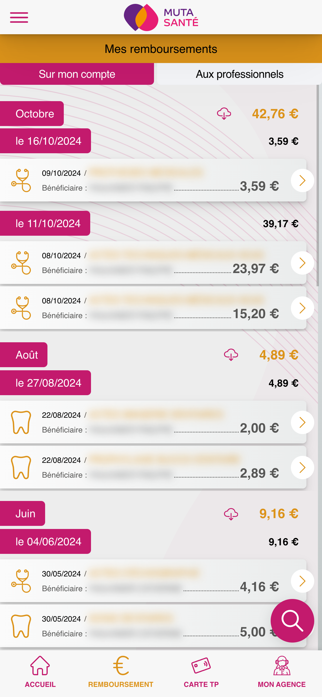 MUTA SANTÉ screenshot 3