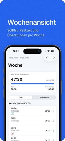 Arbeo - Zeiterfassung — Screenshot 3