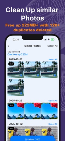 SmartClean: AI Photo & Storage iPhone screenshot