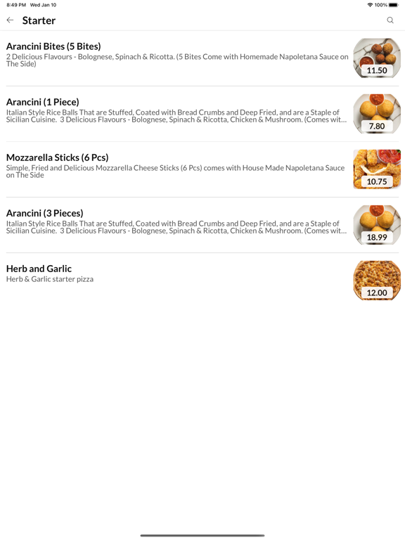 Screenshot #5 pour Arancini Pizza & Pasta Enmore