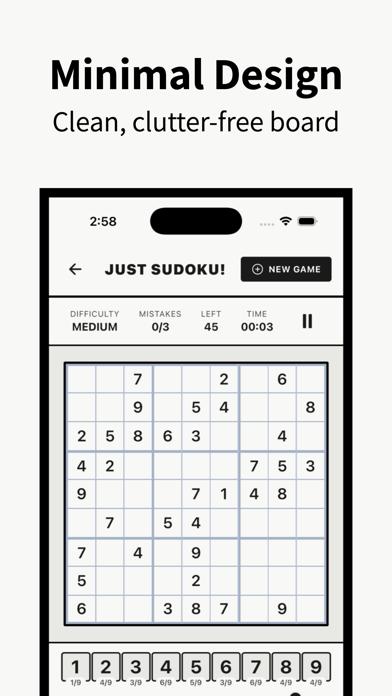 Just Sudoku! Screenshot 7 of 7