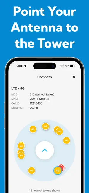 Cellular Towers Locator screenshot 2