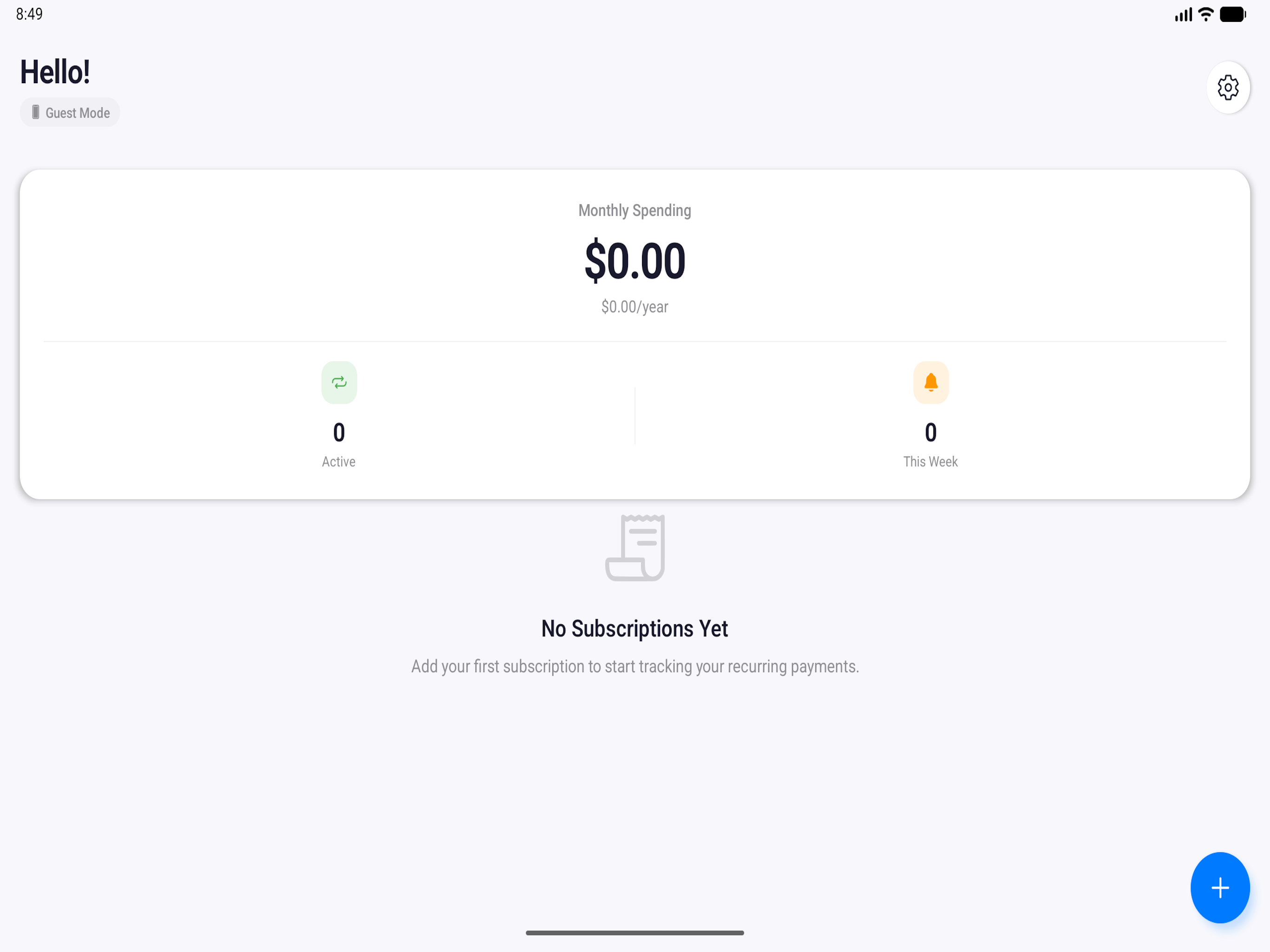 Subscription Tracker: SubVault