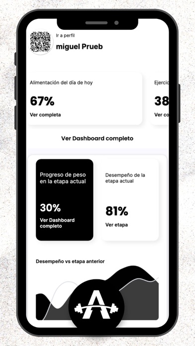 Adrian Fitness App Screenshot