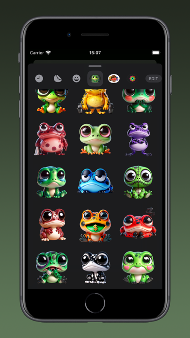 Rocko Frog Stickers Screenshot